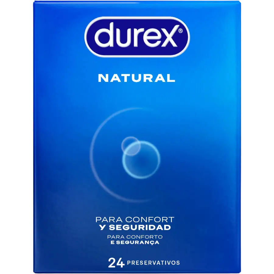 DUREX - PRESERVATIVOS NATURAL 24 UNIDADES