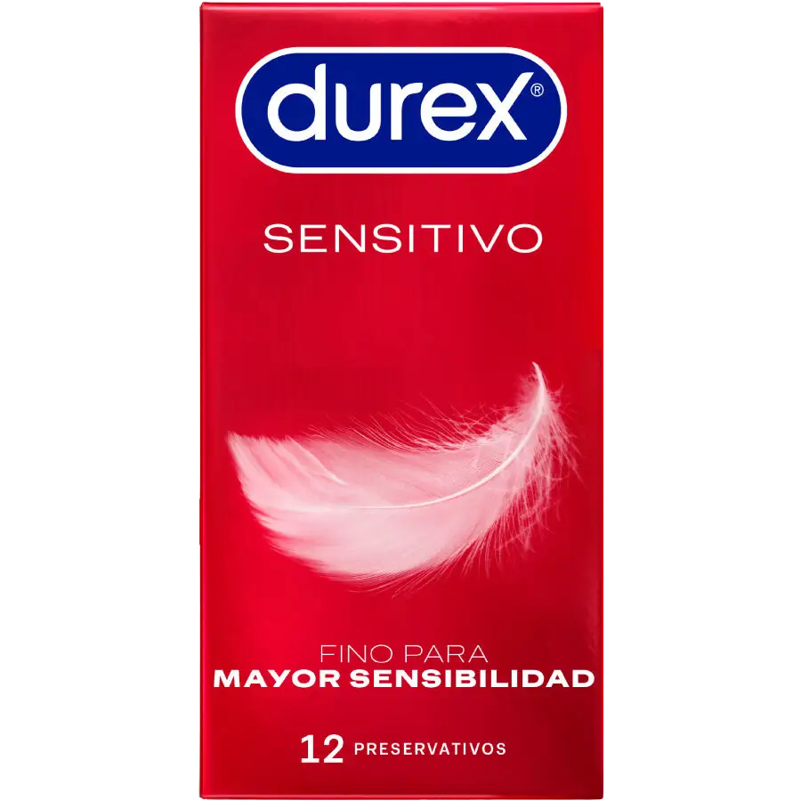 DUREX - PRESERVATIVOS SENSITIVO 12 UNIDADES