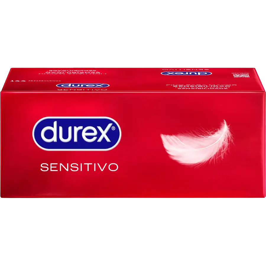 DUREX - PRESERVATIVOS SENSITIVO 144 UNIDADES