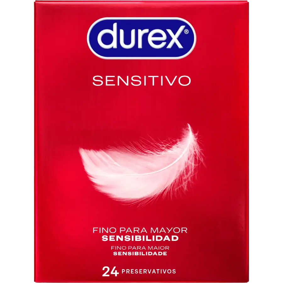 DUREX - PRESERVATIVOS SENSITIVO 24 UNIDADES