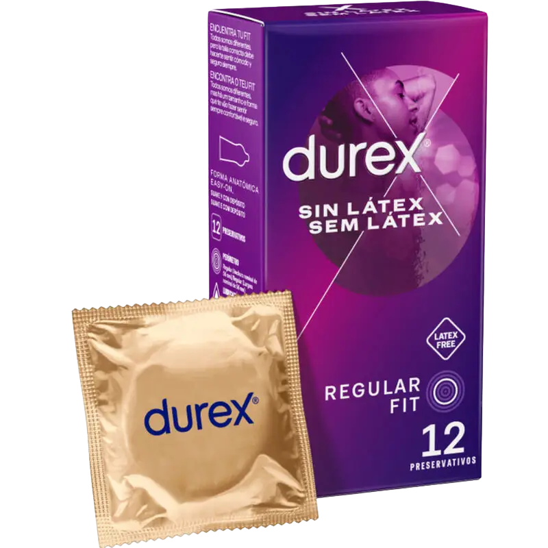 DUREX - PRESERVATIVOS SIN LATEX 12 UNIDADES