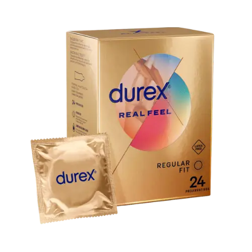 DUREX - REAL FEEL 24 UNIDADES