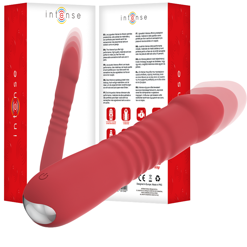 INTENSE - JUNI UP & DOWN 10 VIBRACIONES ROJO