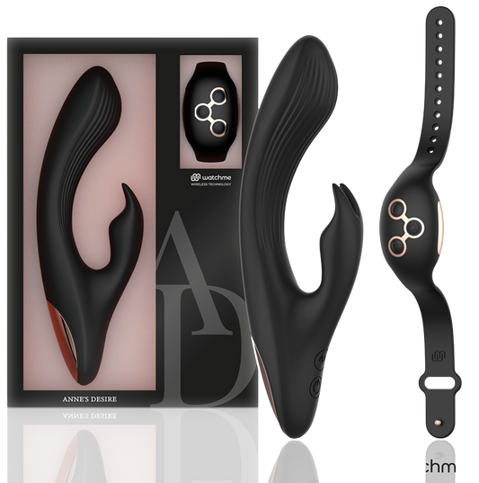 ANNE'S DESIRE - RABBIT WATCHME TECHNOLOGY AFSTANDSBEDIENING ZWART/GOUD