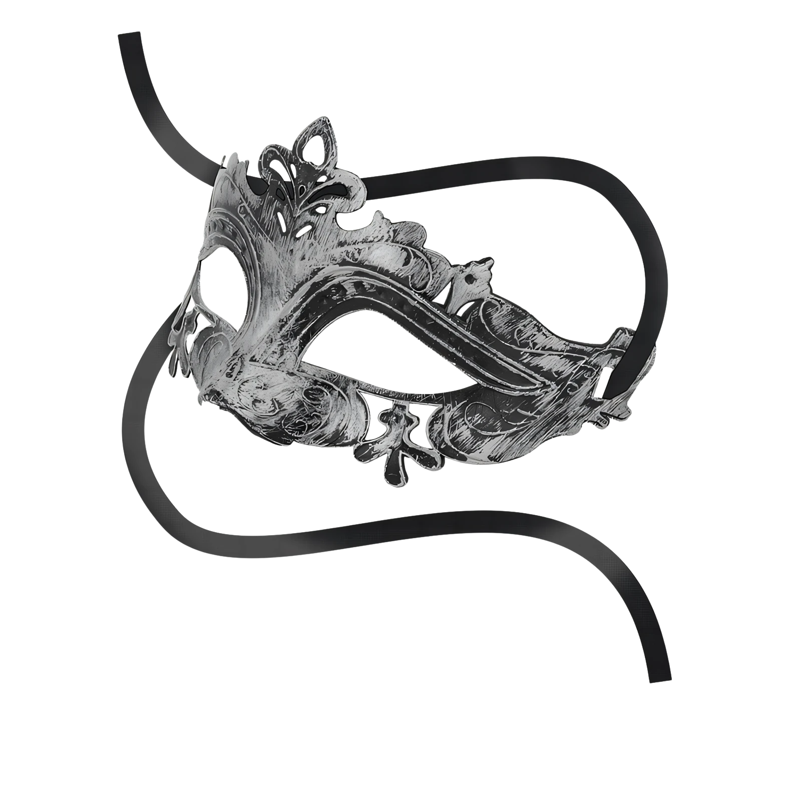 OHMAMA – MASKERS Venetiaans oogmasker zilver