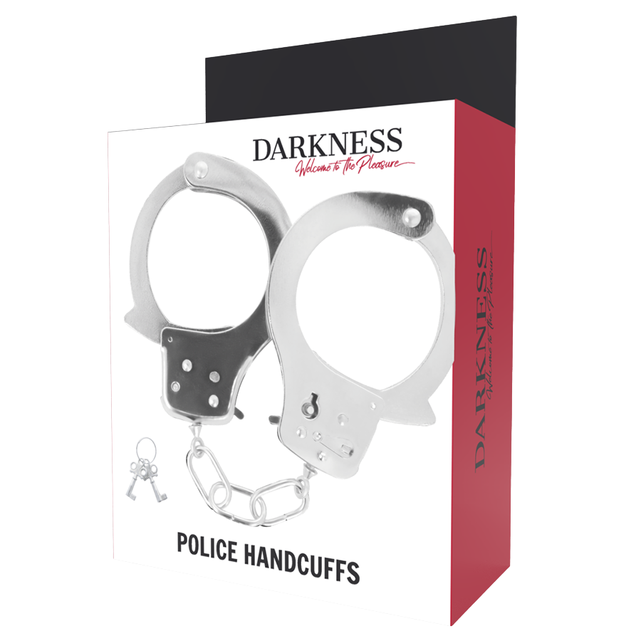 DARKNESS – metalen handboeien met sleutels