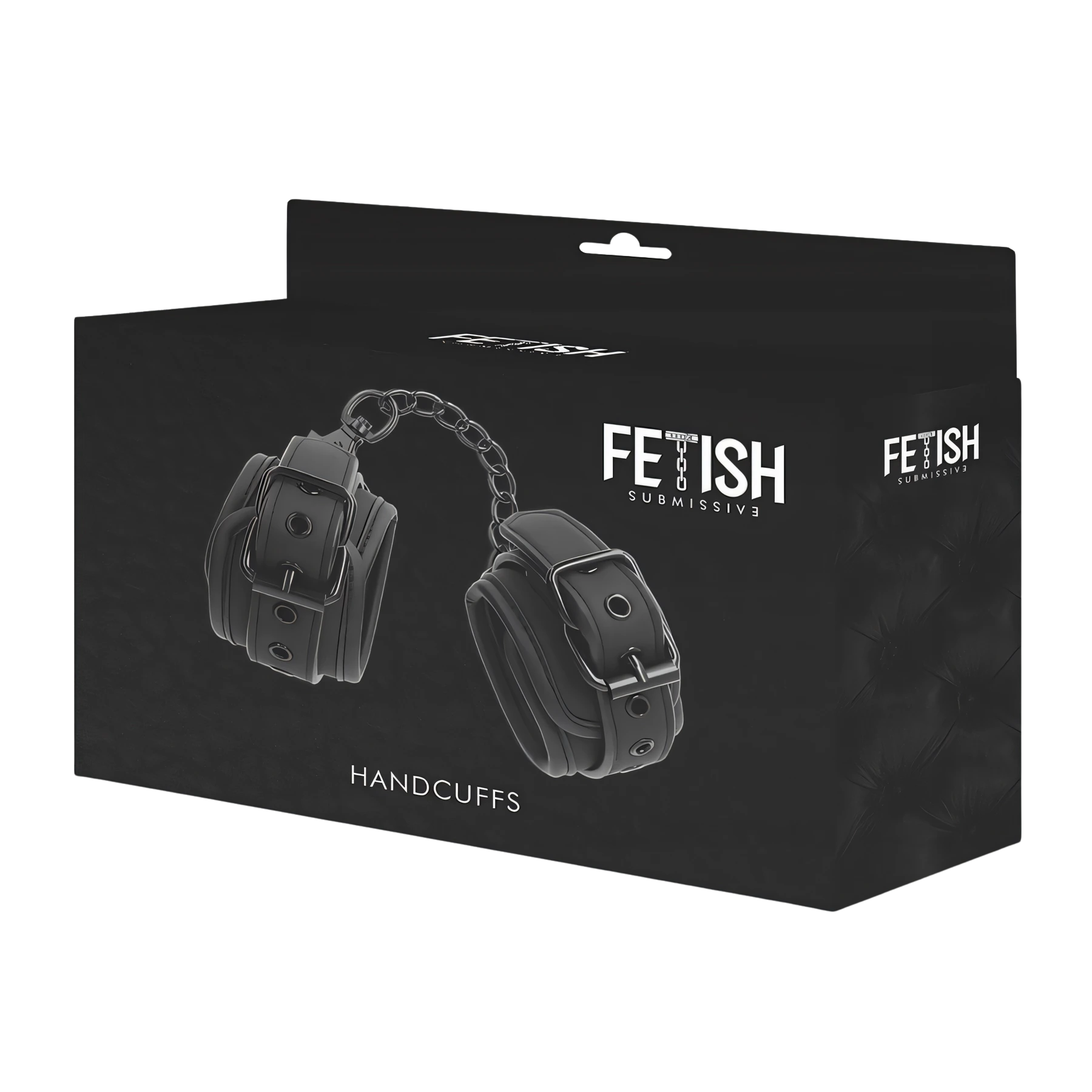 FETISH SUBMISSIVE – vegan leren handboeien met neopreen voering