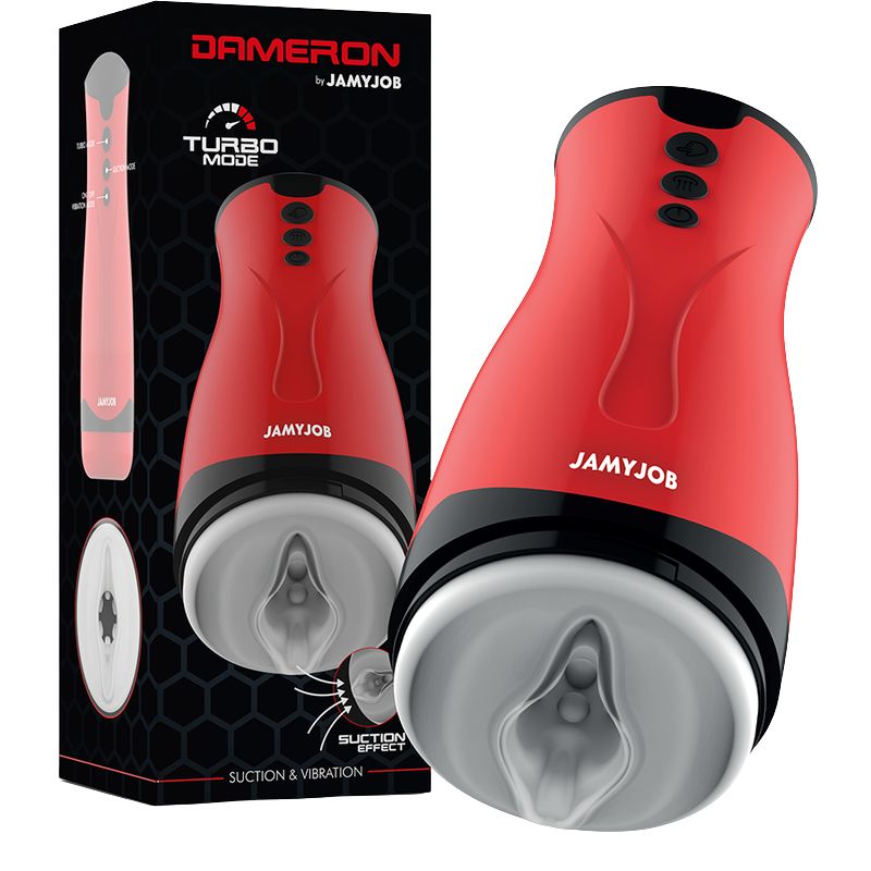 JAMYJOB - DAMERON MASTURBADOR DE ONDAS ESTIMULADORAS Y VIBRACIÓN