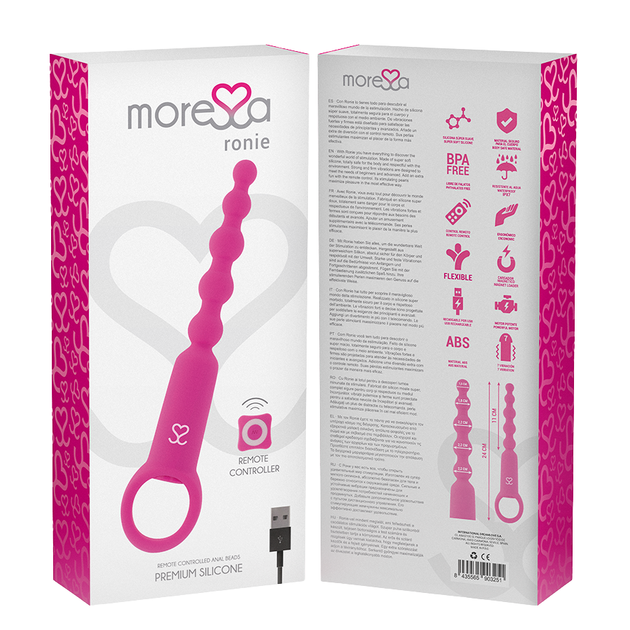 MORESSA - RONIE POTENTE ROSARIO ANAL CONTROL REMOTO  ROSA