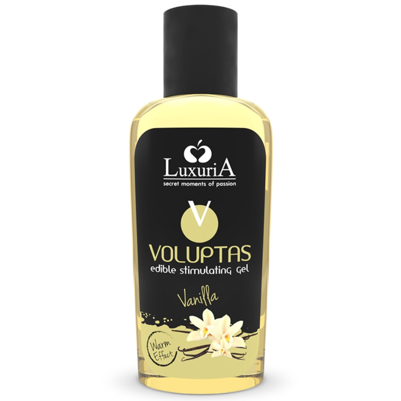 INTIMATELINE LUXURIA - VOLUPTAS EETBARE MASSAGEGEL MET WARMTE-EFFECT - VANILLE 100 ML
