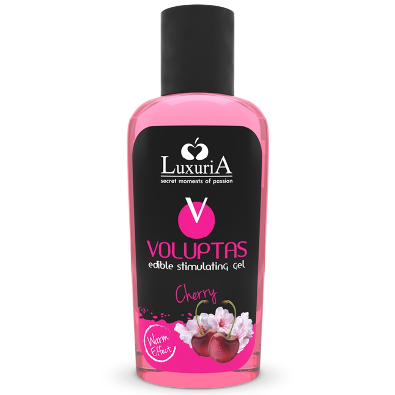 INTIMATELINE LUXURIA - VOLUPTAS EDIBLE MASSAGE GEL MET HITTE-EFFECT - KERS 100 ML