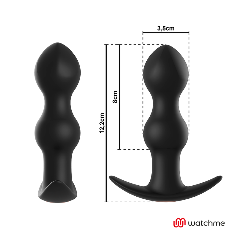 AMBIGUO - WATCHME REMOTE CONTROL PLUG ANAL VIBRATOR TIBERIO