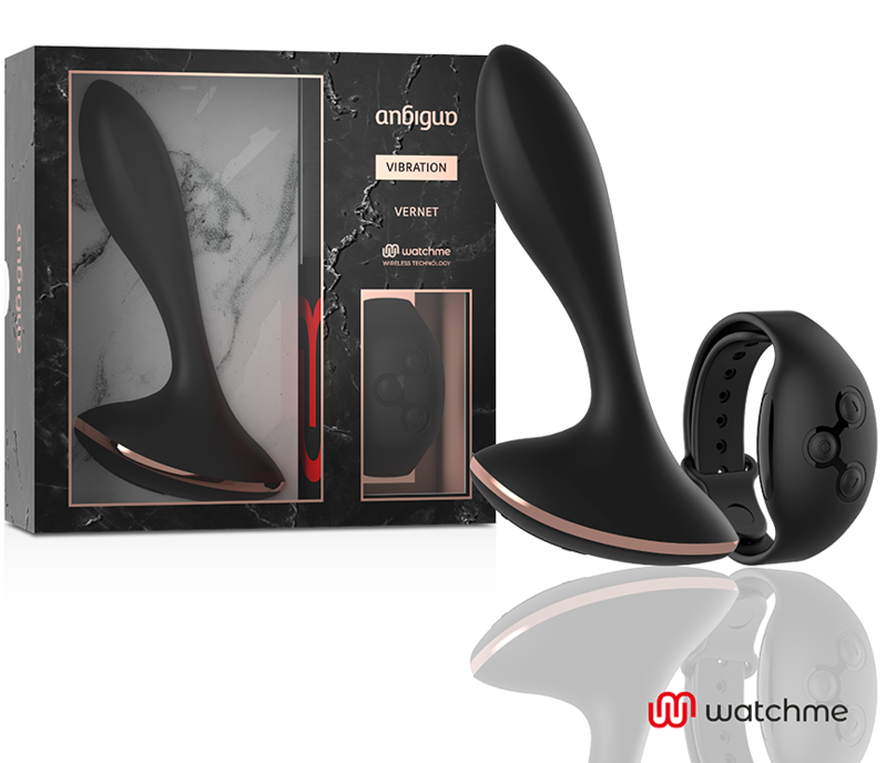 AMBIGUO - WATCHME REMOTE CONTROL VIBRATOR ANAL PLUG VERNET