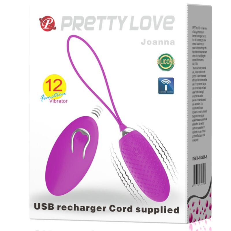 PRETTY LOVE - JOANNA VIBREREND EI MET AFSTANDSBEDIENING EN 12 STANDEN