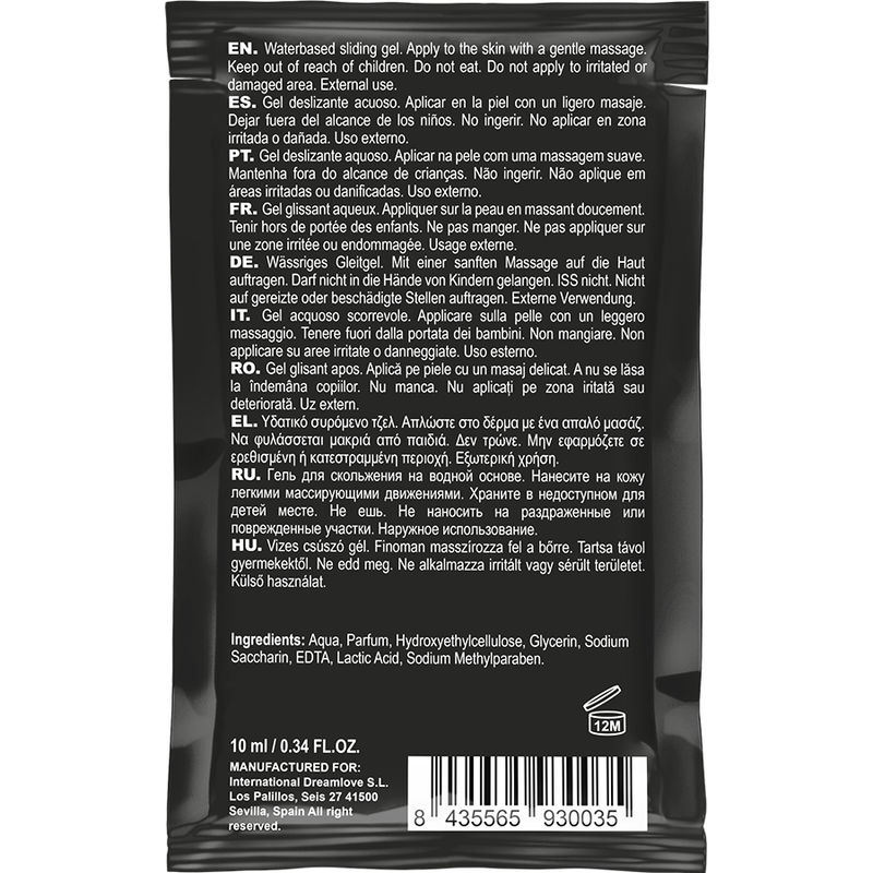 COQUETTE CHIC DESIRE - KUSSEND GLIJMIDDEL OP WATERBASIS VAN AARDBEI IN ZAKFORMAAT 10 ML