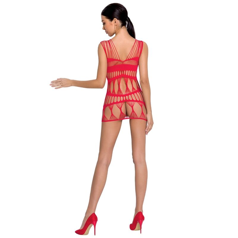 PASSIE - VROUW BS089 BODYSTOCKING ROOD ONE SIZE
