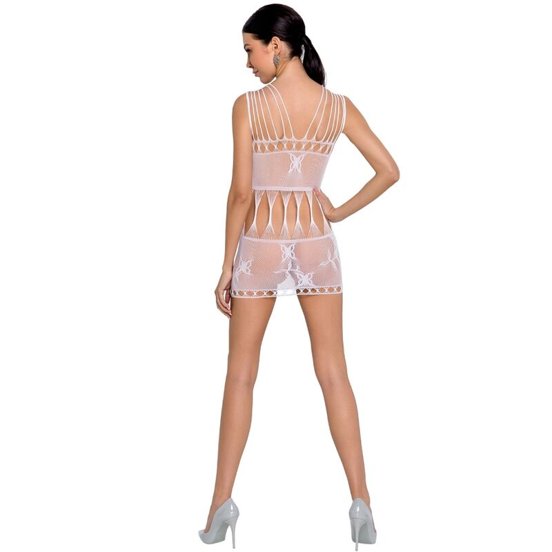 PASSIE - VROUW BS090 BODYSTOCKING WIT ONE SIZE
