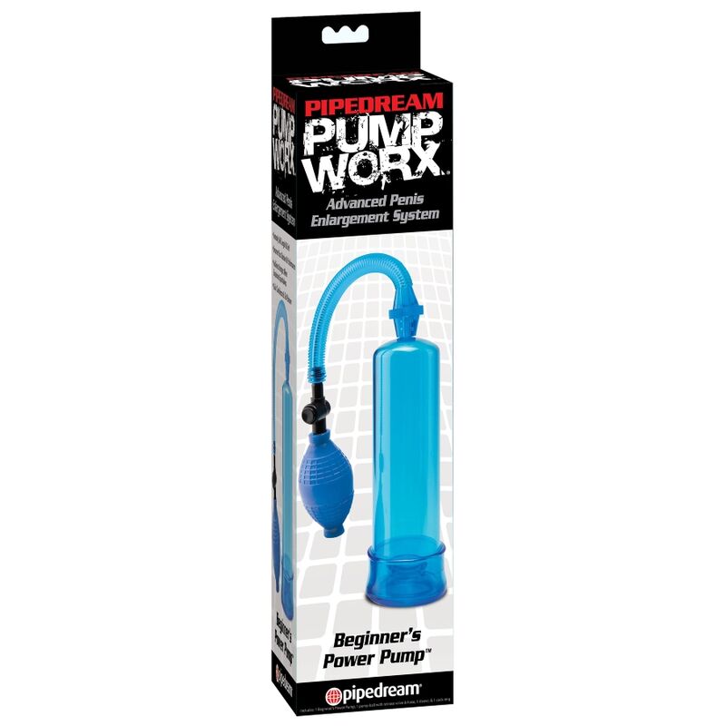 PUMP WORX - BEGINNER ERECTIEPOMP BLAUW 