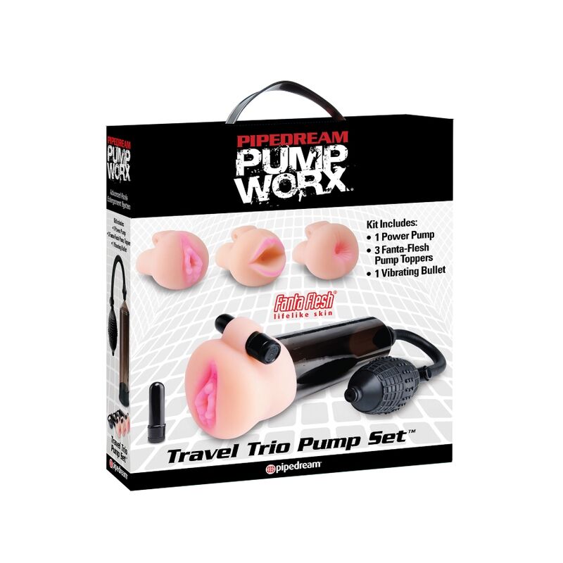 PUMP WORX - STIMULERENDE GOLFPOMP MET MASTURBATOR 
