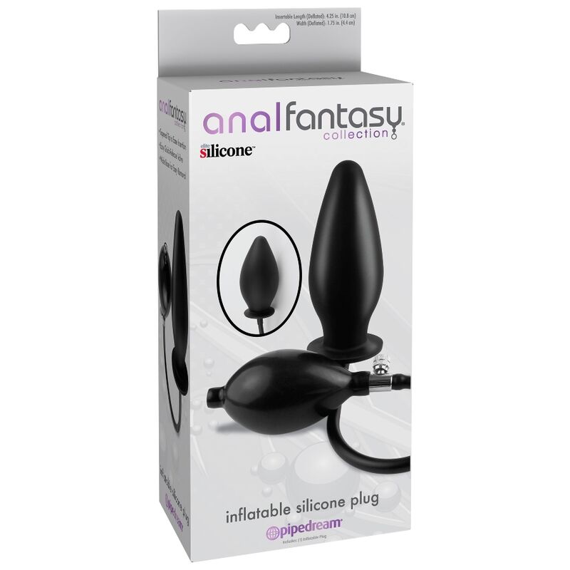 ANAL FANTASY - OPBLAASBARE SILICONEN PLUG