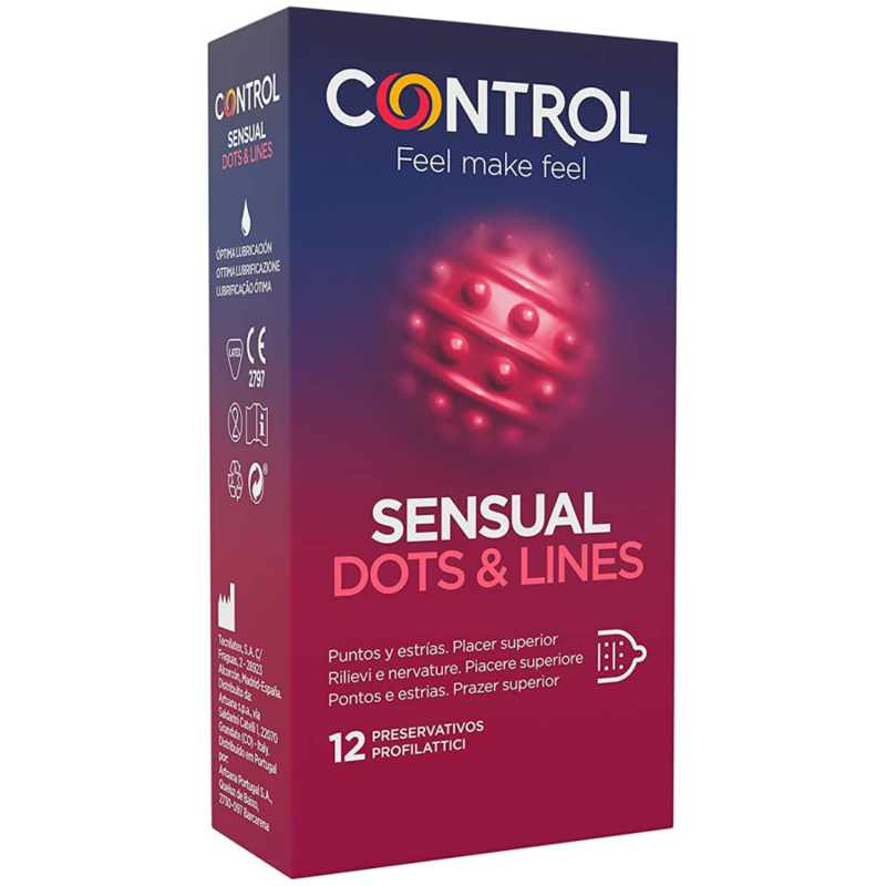 CONTROLE - SENSUELE STIPPEN &amp; LIJNEN 12 EENHEDEN