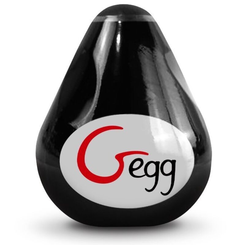 G-VIBE - HERBRUIKBARE GETEXTUREERDE MASTURBATOR EGG BLACK