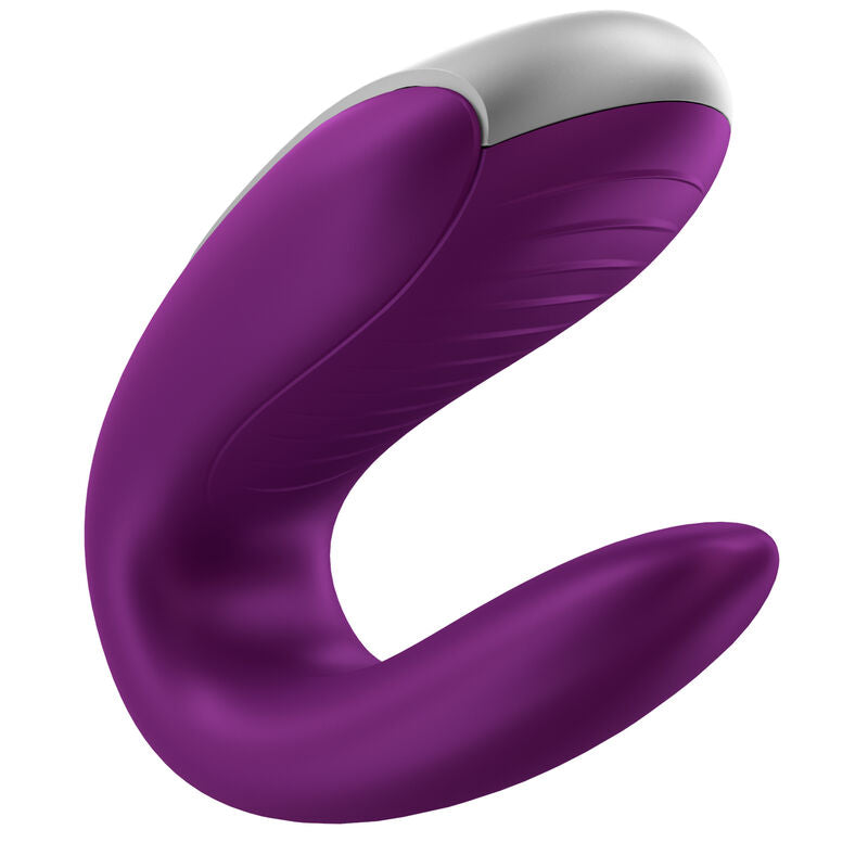 SATISFYER - DUBBEL PLEZIER PARTNER LILAC VIBRATOR