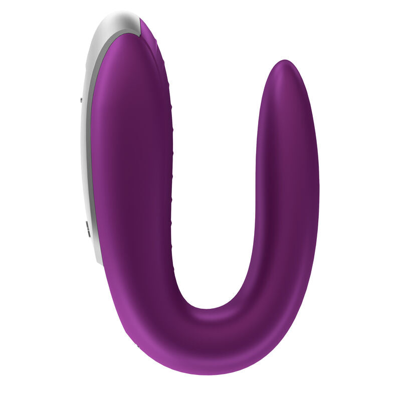 SATISFYER - DUBBEL PLEZIER PARTNER LILAC VIBRATOR