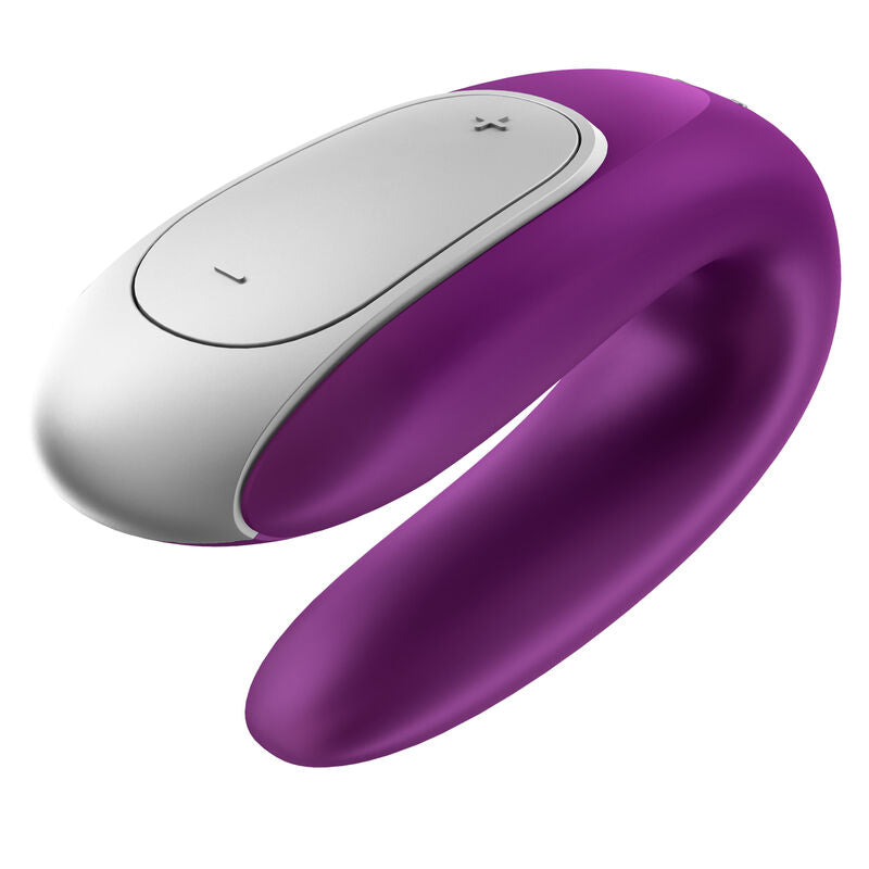SATISFYER - DUBBEL PLEZIER PARTNER LILAC VIBRATOR