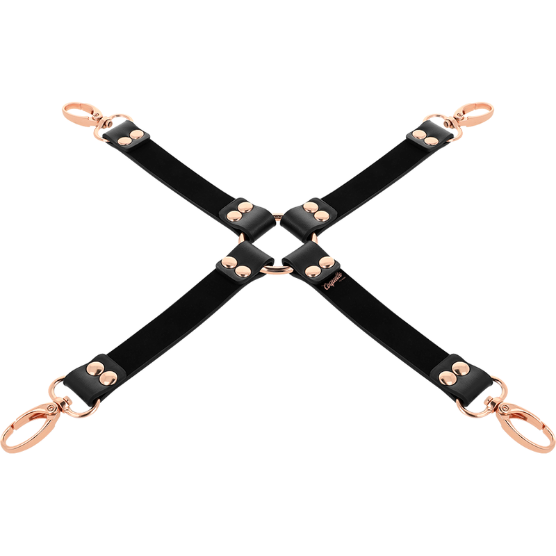 COQUETTE CHIC DESIRE - FANTASY HOG TIE VEGAN LEER