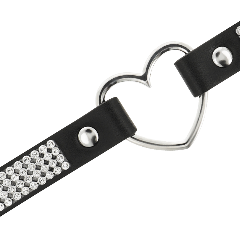 COQUETTE CHIC DESIRE - VEGAN LEDEREN HART CHOKER