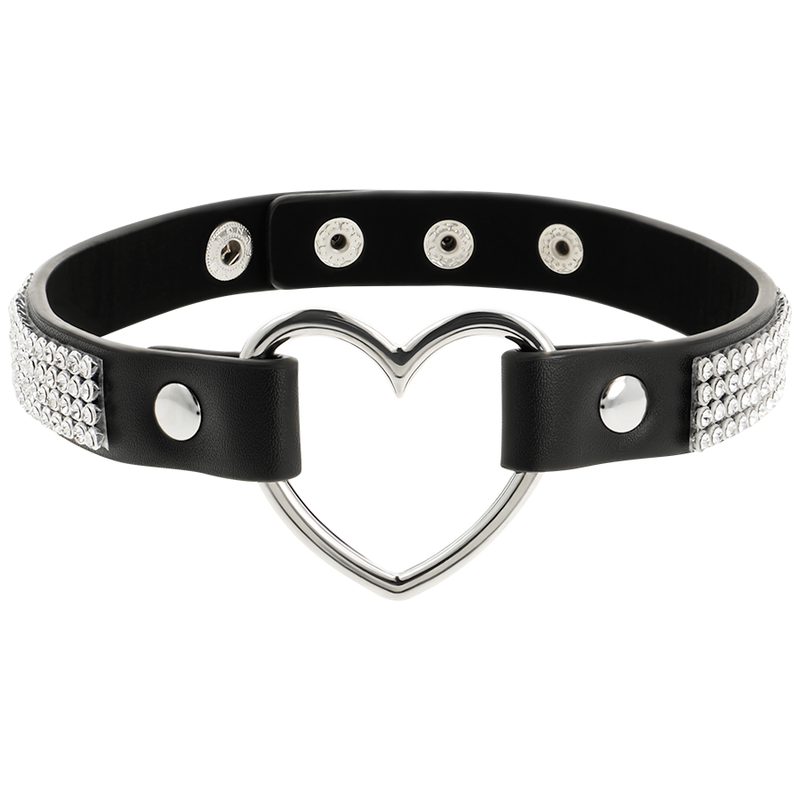 COQUETTE CHIC DESIRE - VEGAN LEDEREN HART CHOKER