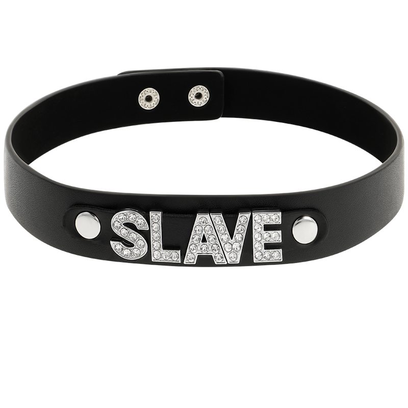 COQUETTE CHIC DESIRE - SLAVE VEGAN LEDEREN CHOKER