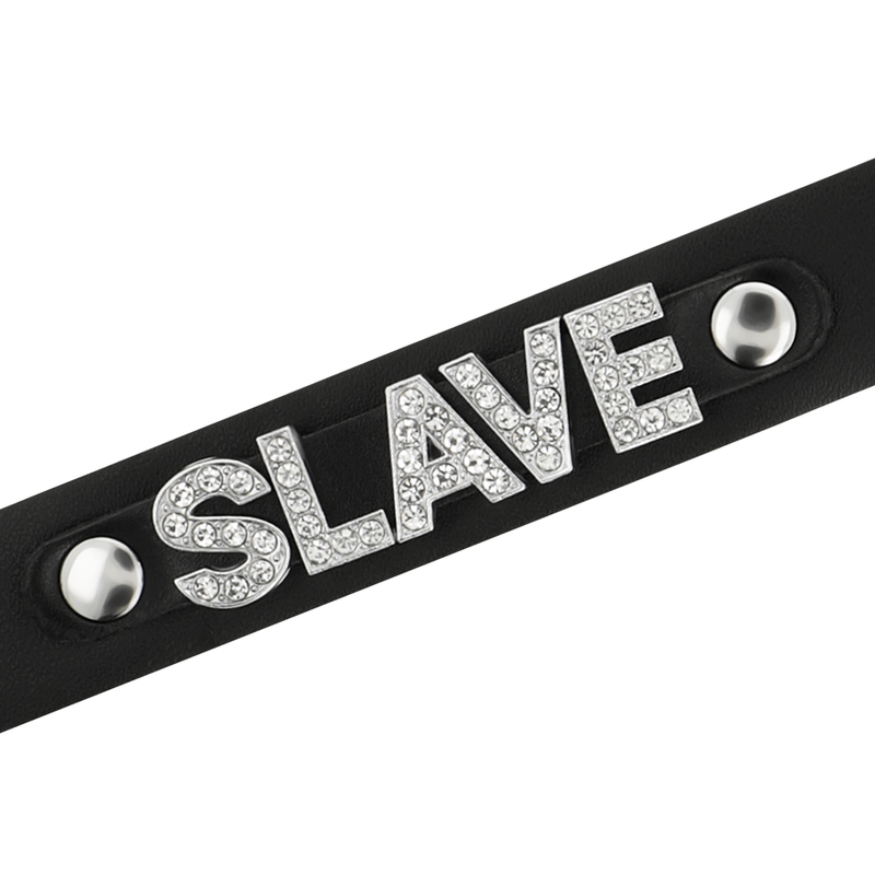COQUETTE CHIC DESIRE - SLAVE VEGAN LEDEREN CHOKER