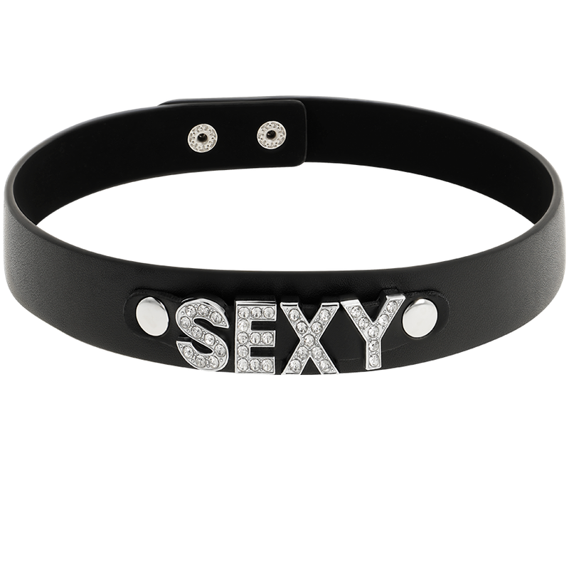 COQUETTE CHIC DESIRE - SEXY VEGAN LEDEREN CHOKER