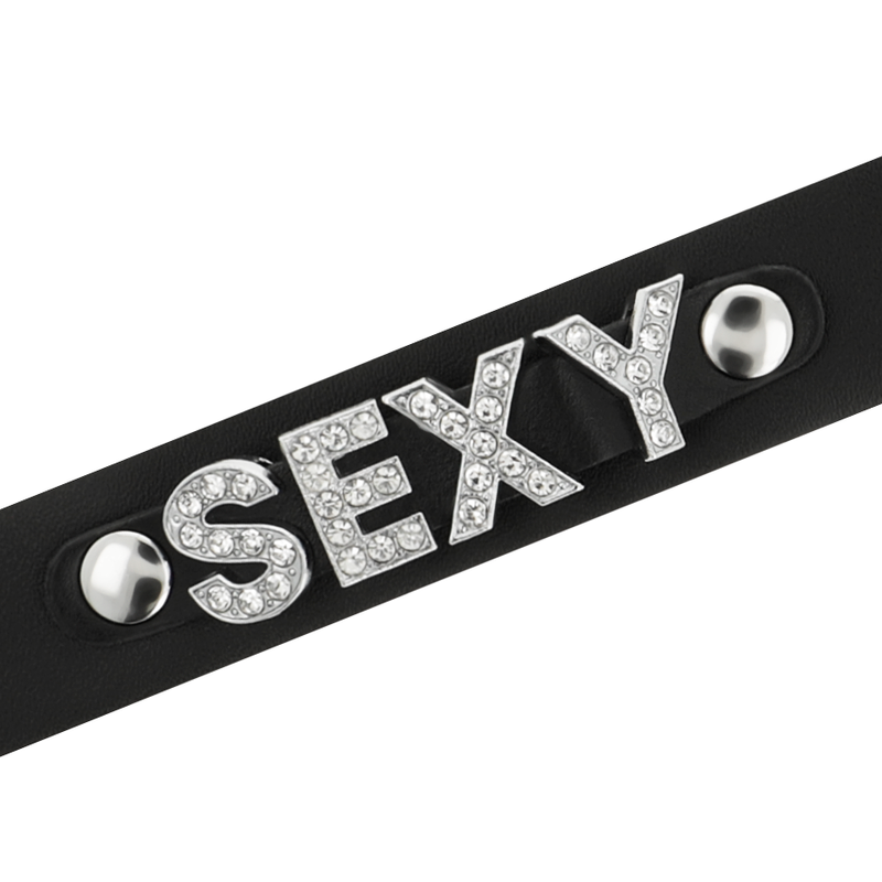COQUETTE CHIC DESIRE - SEXY VEGAN LEDEREN CHOKER