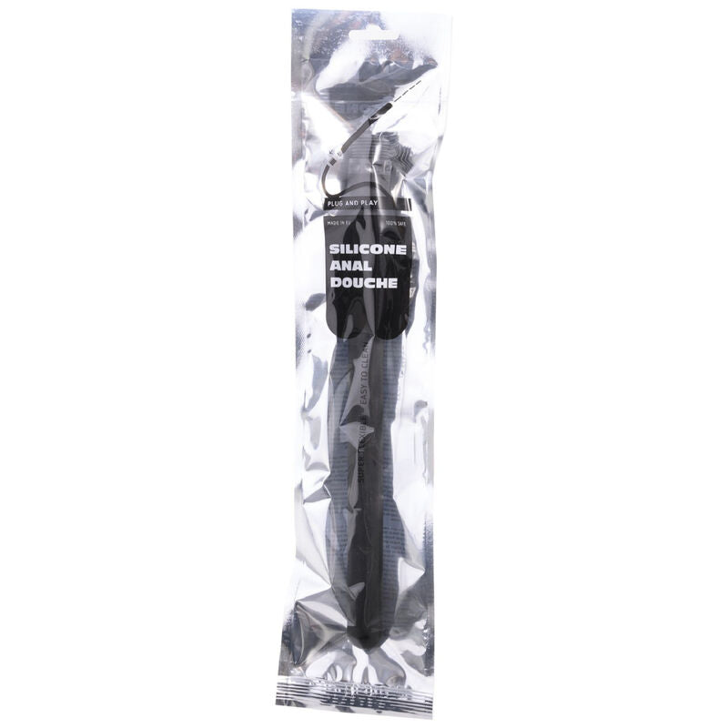 ALL BLACK - SILICONEN ANAAL DOUCHE STOPPER SYSTEEM 27 CM