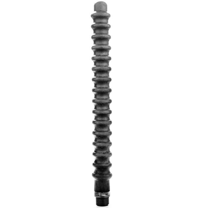 ALL BLACK - MEGA RIPPLE SILICONEN ANALE DOUCHE 28,5 CM