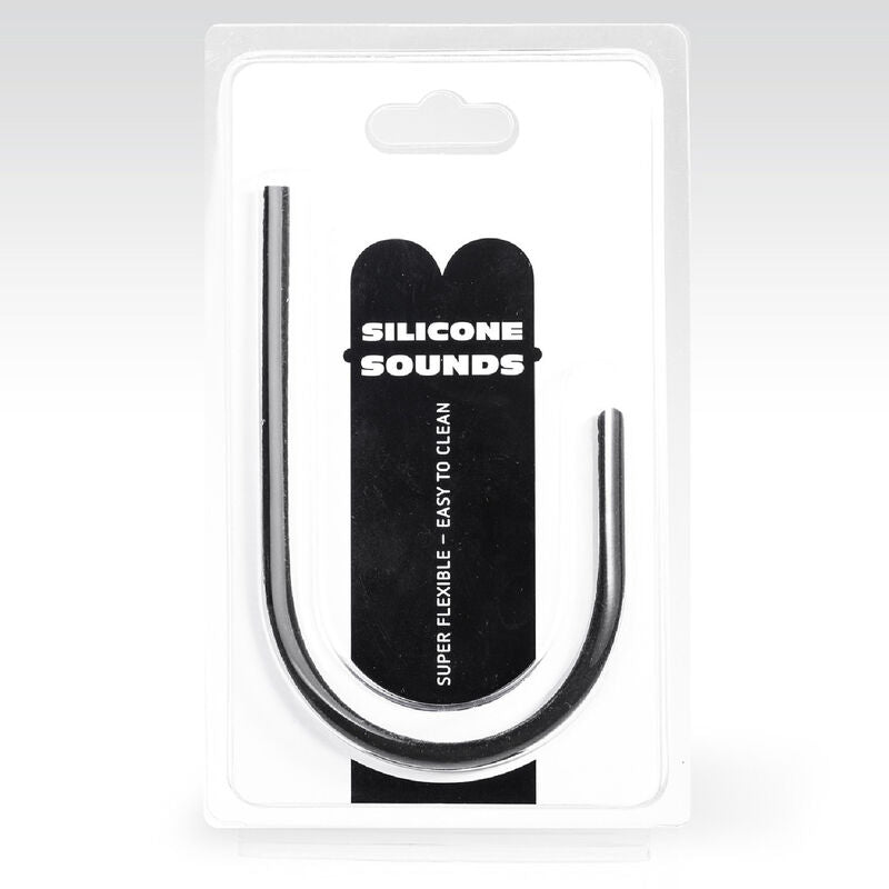 HELEMAAL ZWART - 6MM SILICONEN URETHRAL SONDE