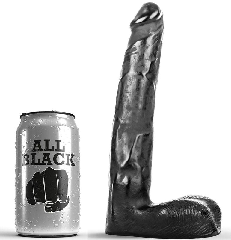 HELEMAAL ZWART - REALISTISCHE DILDO 21 CM