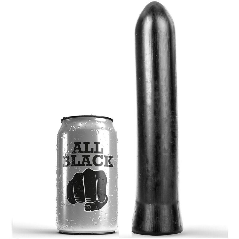 HELEMAAL ZWART - 22 CM DILDO