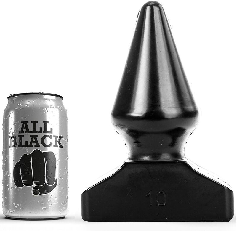 HELEMAAL ZWART - 20,5 CM ANAAL PLUG