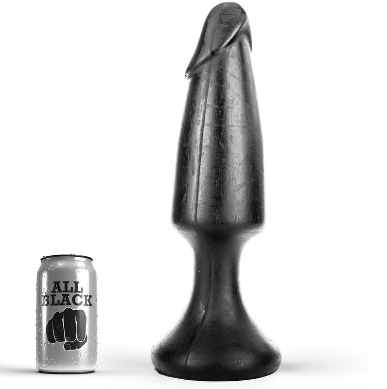 HELEMAAL ZWART - 35 CM ANAAL PLUG