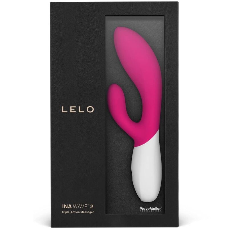 LELO - INA WAVE 2 LUXE VIBRATOR SPECIALE BEWEGING FUCHSIA