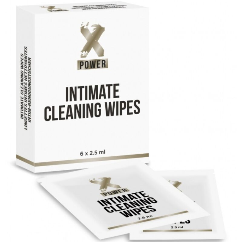 XPOWER - INTIEME REINIGINGSDOEKJES 6 STUKS