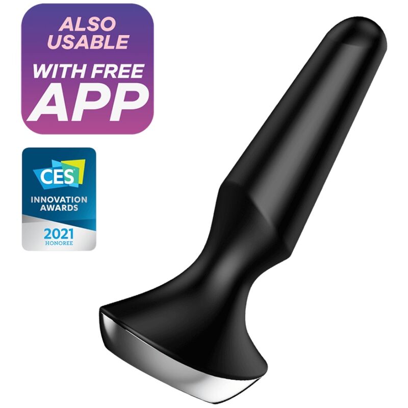 SATISFYER - PLUG ILICIOUS 2 ZWARTE VIBRATOR PLUG
