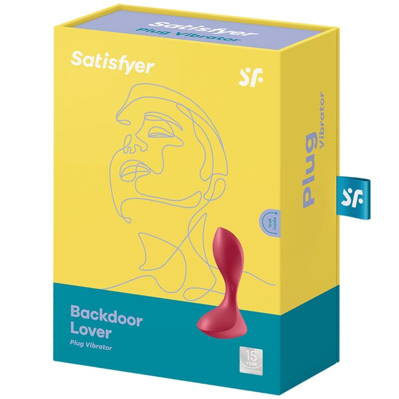SATISFYER - BACKDOOR LOVER PLUG ANAAL VIBRATOR ROOD