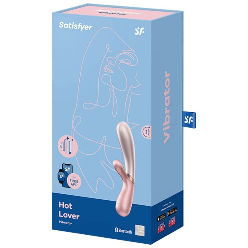SATISFYER - HOT LOVER VIBRATOR ROZE &amp; BEIGE