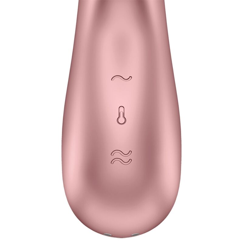 SATISFYER - HOT LOVER VIBRATOR ROZE &amp; BEIGE