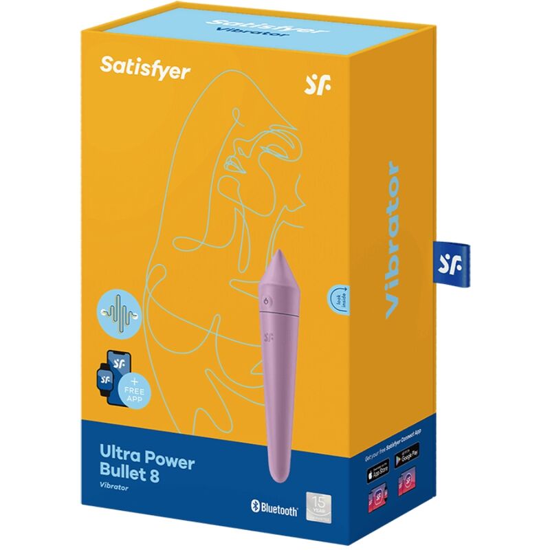 SATISFYER - ULTRA POWER BULLET 8 VIBRERENDE KOGEL PAARS